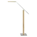 HerzBlut Otto O LED floor lamp reading light oak