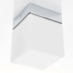 Cube-shaped LED bathroom ceiling light Keto