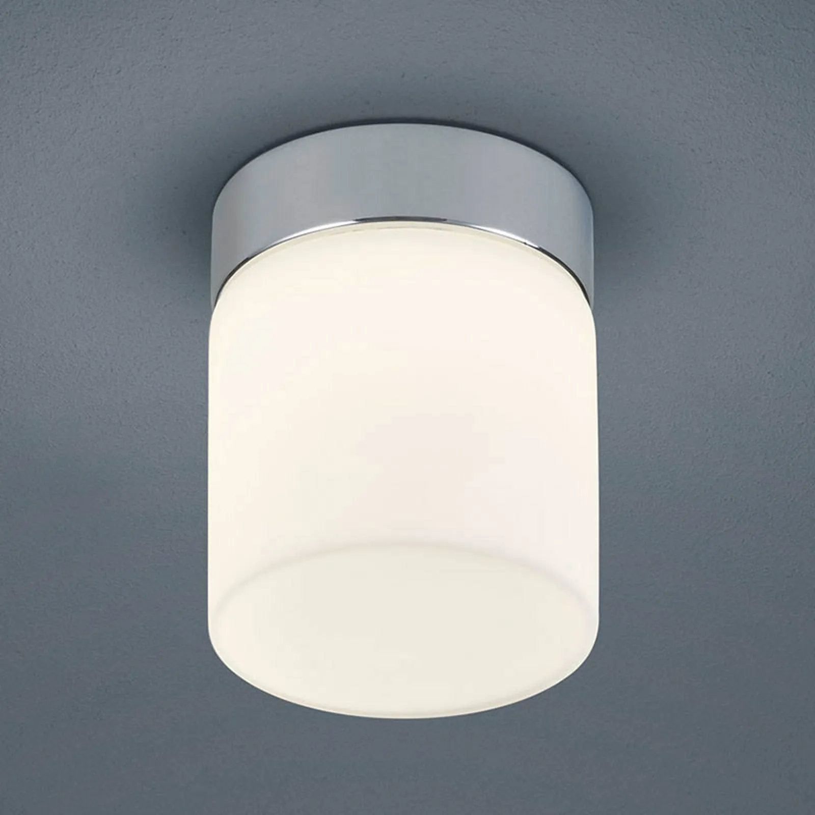 Cylindrical LED ceiling lamp Keto, IP code IP44