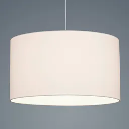 Helestra Certo pendant lamp cylinder 1-bulb, white