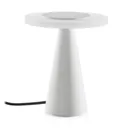Helestra Bax table lamp, touch dimmer, white
