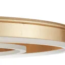 Helestra Sona LED ceiling light dim Ø 60 cm gold