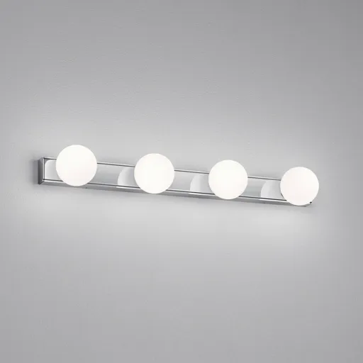 Helestra Lis LED mirror light, 4-bulb