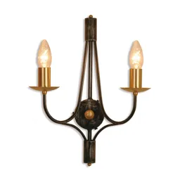 Opera - pretty wall light with candle holder look