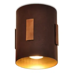 Menzel Solo ceiling light brown/black/gold