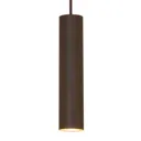 Menzel Solo Pipe hanging light, brown and black