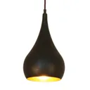 Menzel Solo hanging lamp onion brown/black 16 cm