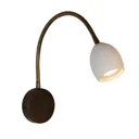 Menzel Provence matt wall light with flexible arm