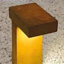 Rusty Pathlight Unadorned Pillar Lamp