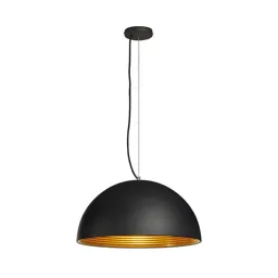 Forchini M Pendant Lamp, 50 cm, Black/Gold