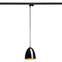 SLV Para Cone hanging light, black/gold