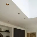 Inconspicuous Horn-O ceiling spotlight, black