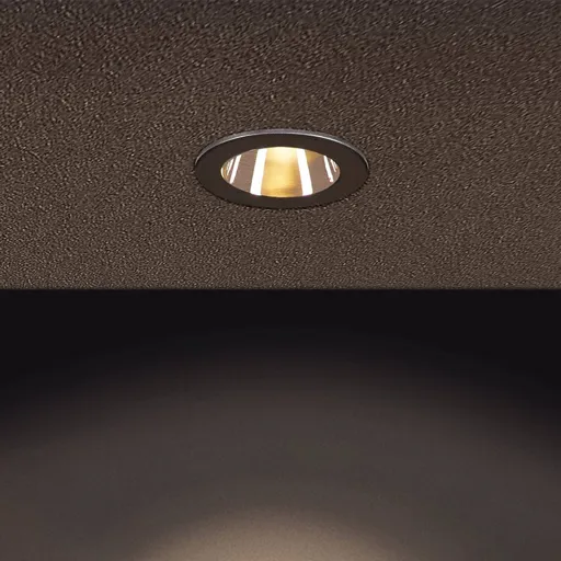 SLV H-Light 3 LED recessed light, matt black