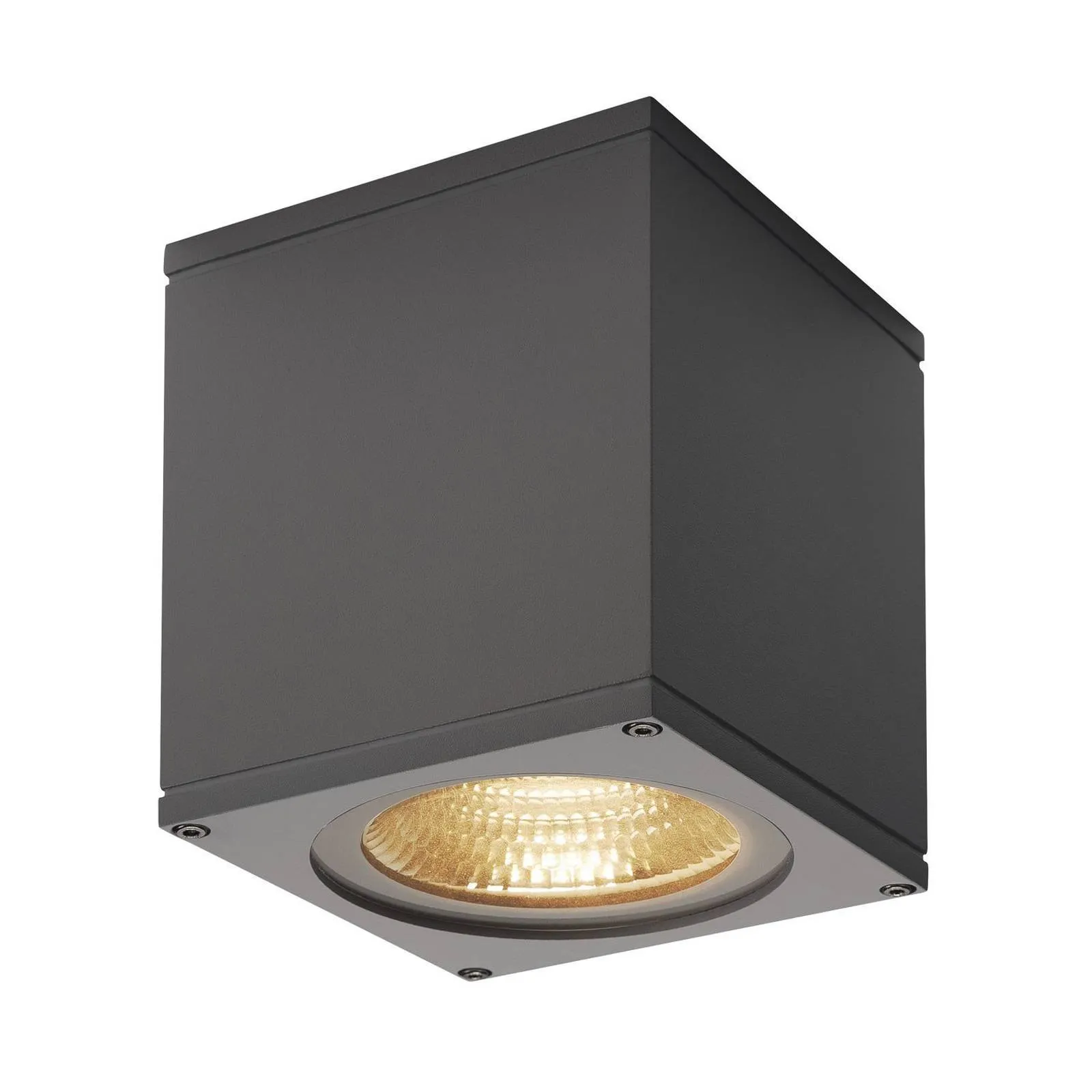 SLV Big Theo LED outdoor ceiling lamp, anthracite