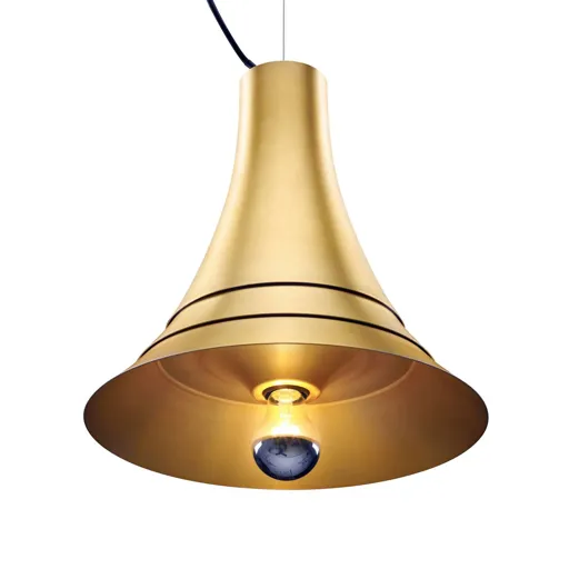 SLV Bato 35 hanging light E27 brass Ø 35 cm