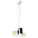 SLV Tec Kalu LED downlight 2-bulb, 24° black/white