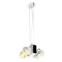 SLV Tec Kalu LED downlight 4-bulb, 24° black/white