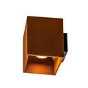 SLV Rusty LED outdoor wall light up/down cuboid