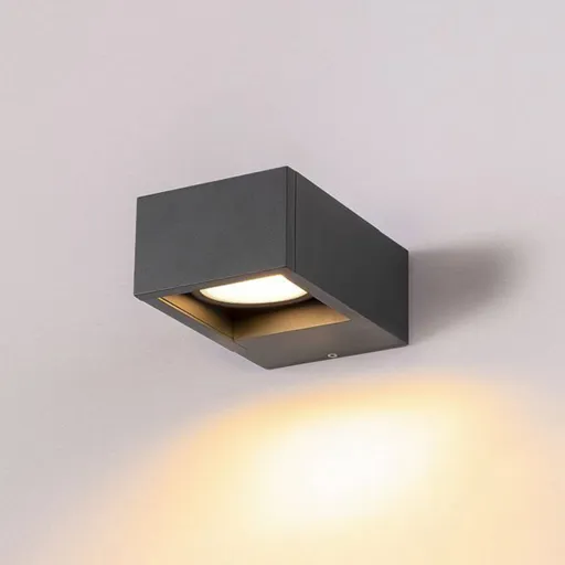 SLV Eskina Frame LED outdoor wall lamp 1-bulb CCT