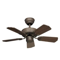 Ceiling fan Royal 75, antique brown, walnut