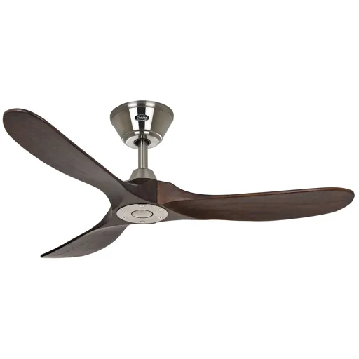 Eco Genuino ceiling fan 122 cm black/light wood