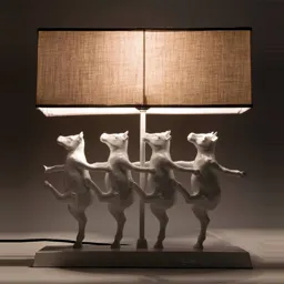 KARE Dancing Cows - funny table lamp