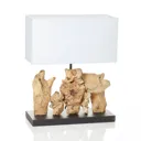 KARE Nature Vertical table lamp with driftwood