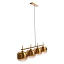 KARE Golden Goblet Quattro hanging lamp, 4-bulb