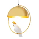 KARE Cockatoo hanging light with a cockatoo model