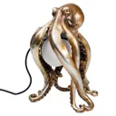 KARE Animal Octopus table lamp in gold