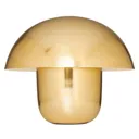 KARE Mushroom table lamp in a mushroom shape, gold