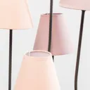 KARE Flexible Berry Cinque - floor lamp, 5-bulb