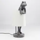 KARE Animal Frog table lamp grey