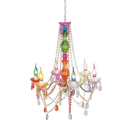 KARE Starlight Rainbow six-bulb chandelier
