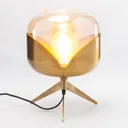 KARE Golden Goblet Ball table lamp, brass