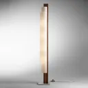 LED floor lamp Stele, walnut wood