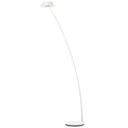 OLIGO Glance LED floor lamp curved matt white