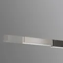B+M LEUCHTEN Move LED pendant light, black/nickel