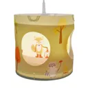 Forest Animals rotating hanging lamp