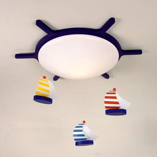 Sailing Boats ceiling light with a boat design