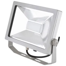 EVN LFA outdoor spotlight silver plug 3,000 K 15 W