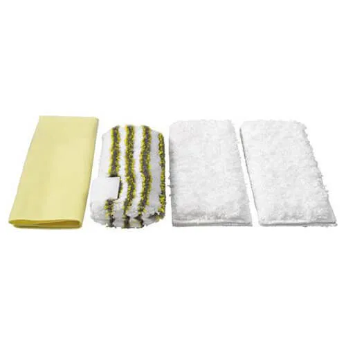 Karcher Various Floor Tool Bathroom Microfibre Cloths for SC, DE and SG Steam Cleaners - Pack of 4