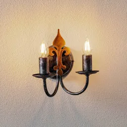 Two-bulb CASTELLO wall light