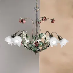 ROSAIO hanging light with five bulbs