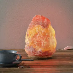 ROCK salt crystal lamp 4-6 kg, approx. 23 cm high