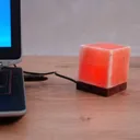 Cube table lamp with USB connection