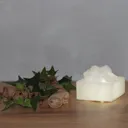 Petite small LED salt crystal bowl