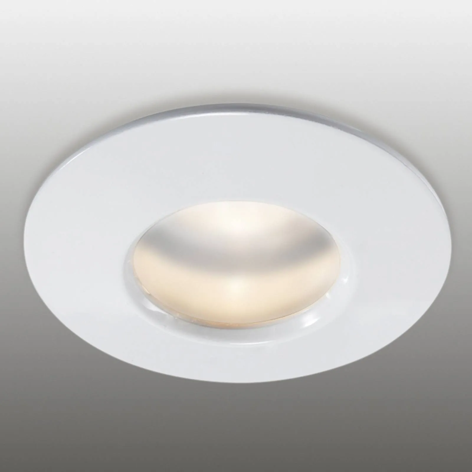 Fixed recessed light, white
