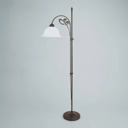 Ilka subtle floor lamp, antique colour scheme