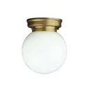 D99-115 op B ceiling light, opal glass lampshade